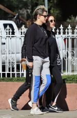 KRISTEN STEWART and SARA DINKIN Out in Los Feliz 02/08/2019
