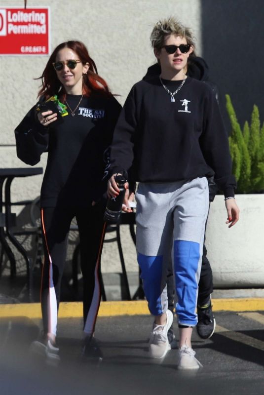 KRISTEN STEWART and SARA DINKIN Out in Los Feliz 02/08/2019