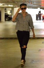 KRISTEN STEWART at a Parking Lot in Hollywood 02/01/2019