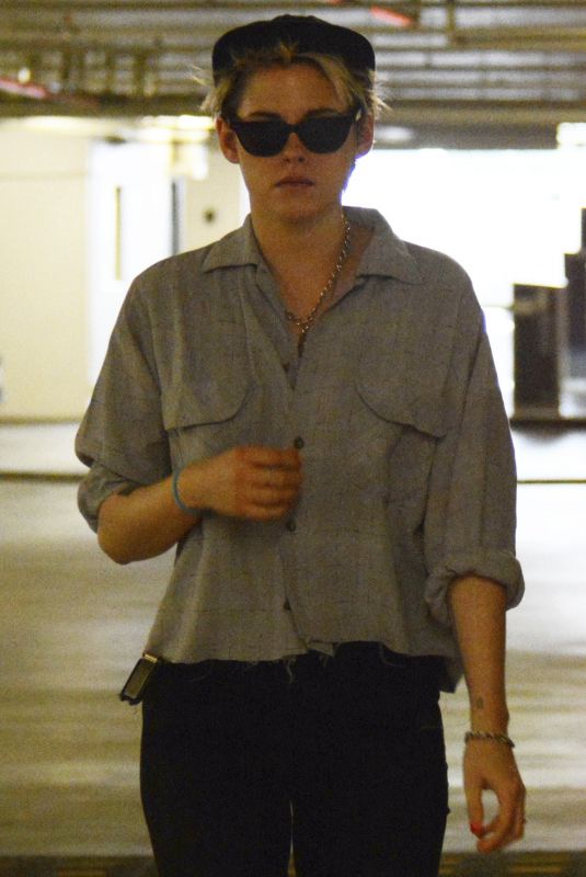 KRISTEN STEWART at a Parking Lot in Hollywood 02/01/2019