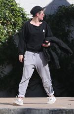 KRISTEN STEWART Headinig to a Spa in Los Angeles 02/05/2019