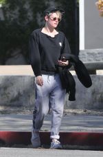 KRISTEN STEWART Headinig to a Spa in Los Angeles 02/05/2019