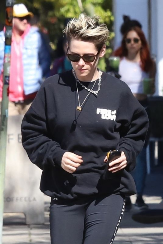 KRISTEN STEWART Out and About in Los Angeles 02/19/2019