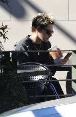 KRISTEN STEWART Out for Coffee in Los Feliz 02/07/2019