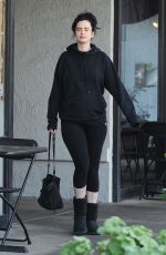 KRYSTEN RITTER Leaves Pilates Class in Hollywood 02/26/2019