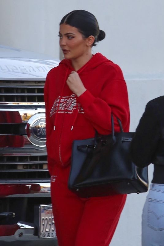 KYLIE JENNER Arrives at Milk Studio in Los Angeles 02/06/2019