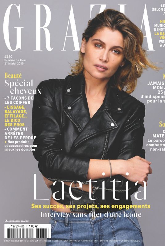 LAETITIA CASTA in Grazia Magazine, France February 2019