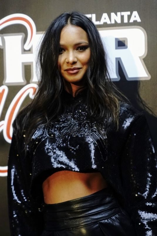 LAIS RIBEIRO at 2019 Super Bowl Leather & Laces Party in Atlanta 02/01/2019