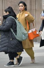 LANA CONDOR Leave Z100 Studios in New York 02/12/2019