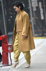LANA CONDOR Leave Z100 Studios in New York 02/12/2019