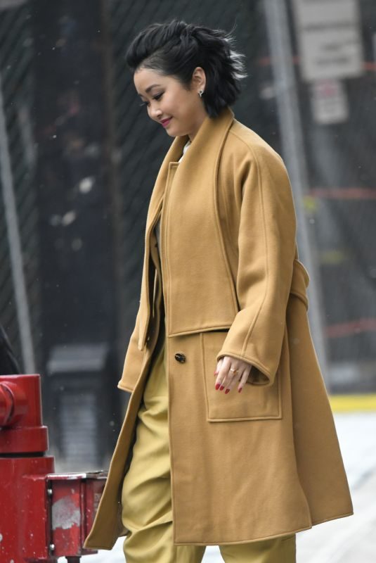 LANA CONDOR Leave Z100 Studios in New York 02/12/2019