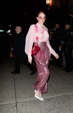 LARSEN THOMPSON Arrives at Marc Jacobs Fashion Show in New York 02/13/2019