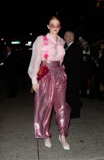 LARSEN THOMPSON Arrives at Marc Jacobs Fashion Show in New York 02/13/2019