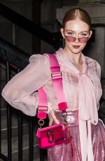 LARSEN THOMPSON Arrives at Marc Jacobs Fashion Show in New York 02/13/2019