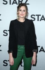 LAURA CARMICHAEL at STARZ Winter TCA Press Tour in Pasadena 02/12/2019