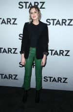 LAURA CARMICHAEL at STARZ Winter TCA Press Tour in Pasadena 02/12/2019