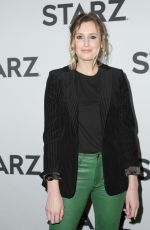 LAURA CARMICHAEL at STARZ Winter TCA Press Tour in Pasadena 02/12/2019