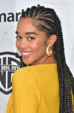 LAURA HARRIER at Essence Black Women in Hollywood Awards Luncheon in Los Angeles 02/21/2019