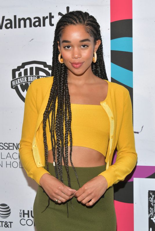 LAURA HARRIER at Essence Black Women in Hollywood Awards Luncheon in Los Angeles 02/21/2019