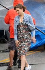 LAUREN COHAN on the Set of Whiskey Cavalier in Santa Monica 02/04/2019