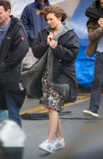 LAUREN COHAN on the Set of Whiskey Cavalier in Santa Monica 02/04/2019