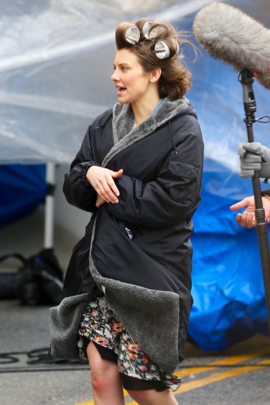 LAUREN COHAN on the Set of Whiskey Cavalier in Santa Monica 02/04/2019