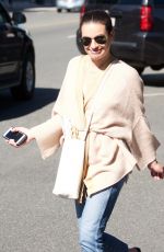 LEA MICHELE at XIV Karats Jewelry Store in Beverly Hills 02/07/2019