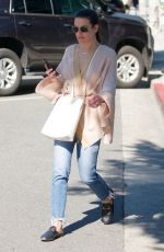 LEA MICHELE at XIV Karats Jewelry Store in Beverly Hills 02/07/2019