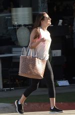 LEA MICHELE Out and About in Los Angeles 01/30/2019