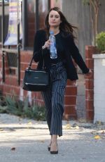 LEA MICHELE Out and About in Studio City 02/25/2019
