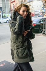 LENA HEADEY Out in New York 02/11/2019