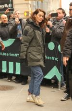 LENA HEADEY Out in New York 02/11/2019