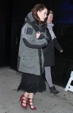 LENA HEADEY Out in New York 02/11/2019