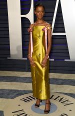 LETITIA WRIGHT at Vanity Fair Oscar Party in Beverly Hills 02/24/2019