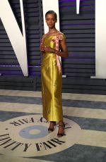 LETITIA WRIGHT at Vanity Fair Oscar Party in Beverly Hills 02/24/2019