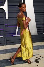 LETITIA WRIGHT at Vanity Fair Oscar Party in Beverly Hills 02/24/2019