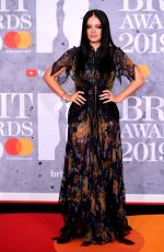 LILY ALLEN at Brit Awards 2019 in London 02/20/2019