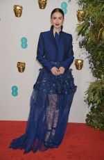 LILY COLLINS at Bafta Awards 2019 in London 02/10/2019