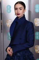 LILY COLLINS at Bafta Awards 2019 in London 02/10/2019