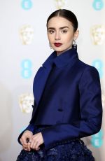 LILY COLLINS at Bafta Awards 2019 in London 02/10/2019