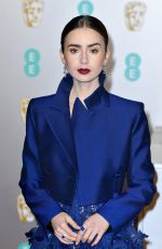LILY COLLINS at Bafta Awards 2019 in London 02/10/2019