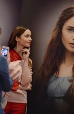LILY COLLINS at Les Miserables Panel at Winter TCA Tour in Los Angeles 02/01/2019