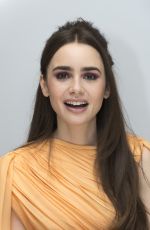 LILY COLLINS at Les Miserables Press Conference in Beverly Hills, February 2019