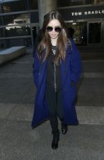 LILY COLLINS at Los Angeles International Airport 02/11/2019