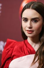 LILY COLLINS at Pbs Masterpiece Panel at 2019 Winter TCA Tour in Pasadena 02/01/2019