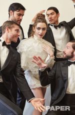 LILY COLLINS for Paper Magazine, 2019