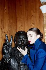 LILY COLLINS for Vogue Magazine, UK February 2019