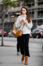 LILY COLLINS Out and About in Los Angeles 02/12/2019