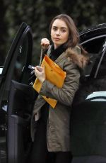 LILY COLLINS Out and About in Los Angeles 02/14/2019