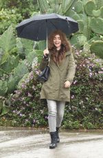 LILY COLLINS Out in Los Angeles 01/31/2019